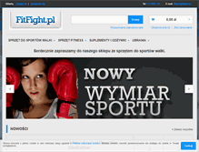 Tablet Screenshot of fitfight.pl